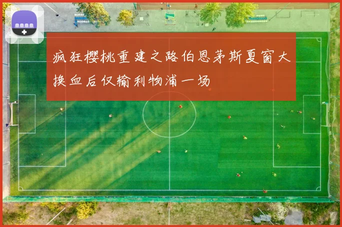 疯狂樱桃重建之路伯恩茅斯夏窗大换血后仅输利物浦一场